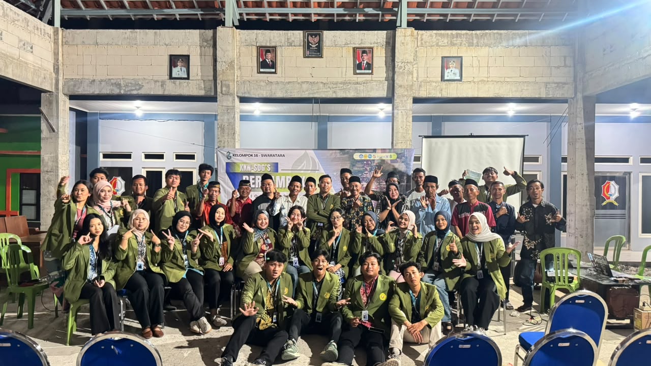 Resmi Dimulai, Mahasiswa KKN SDG’s Kelompok 16 UPN "Veteran" Jawa Timur Jalani Serah Terima di Desa Sumberoto